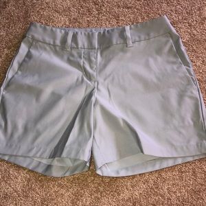 Women’s grey Nike golf shorts
